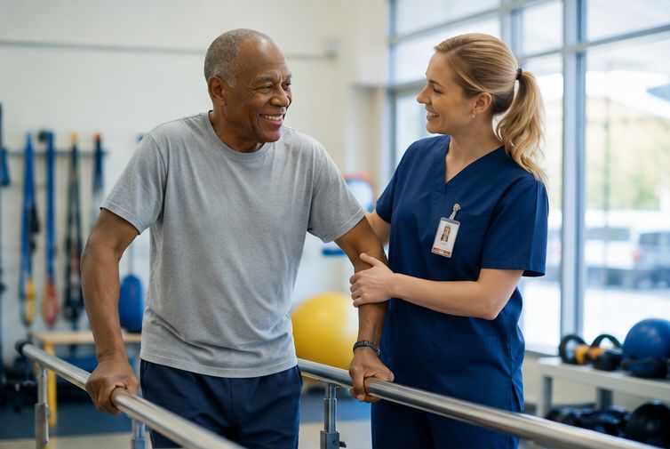 Residents in rehab at Ambassador Nursing & Rehabilitation
