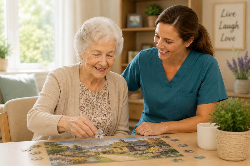 Memory care resident at Ambassador Nursing & Rehabilitation