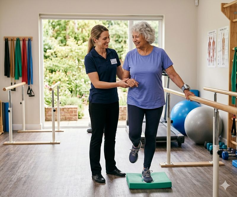 Physical therapy session at Ambassador Nursing & Rehabilitation